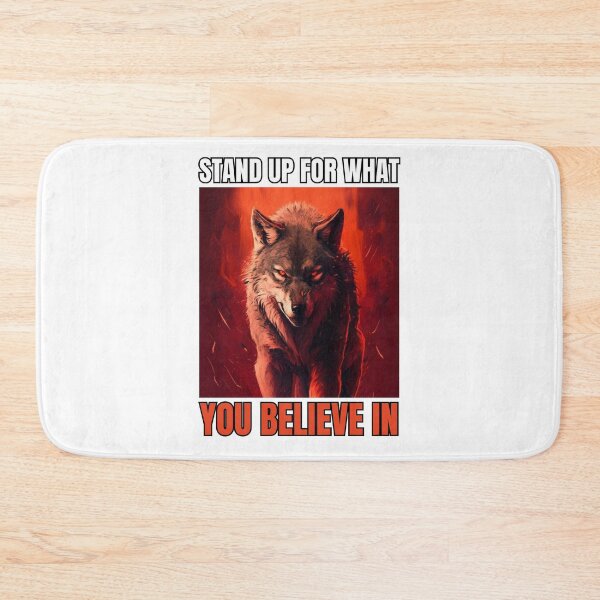 Item preview, Angry Wolf, Stand up for What you Believe in designed and sold by Print Magic Gallery⭐⭐⭐⭐⭐.