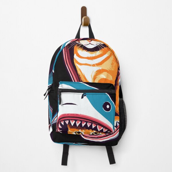 Item preview, A Cat Defies Danger From Inside A Shark designed and sold by werlinetrevor.