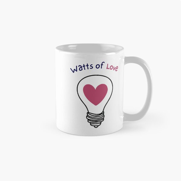 Item preview, Watts of love - cute pun for lovers designed and sold by PurpleWay.