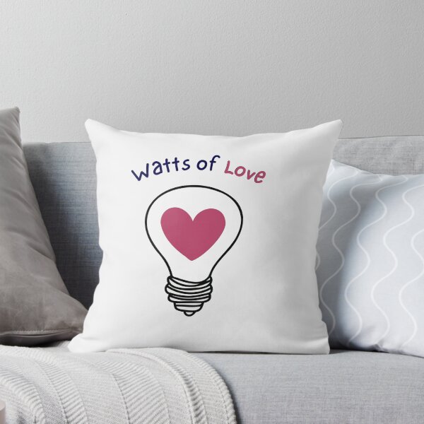 Item preview, Watts of love - cute pun for lovers designed and sold by PurpleWay.