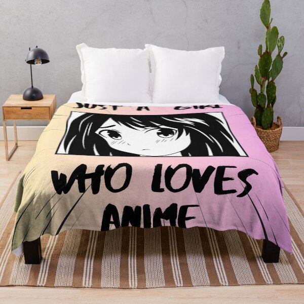 Item preview, Just a Girl Who Loves Anime - Cute & Stylish Design designed and sold by MColoredBooks.