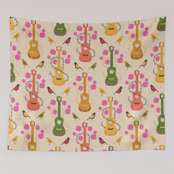 Item preview, Ukelele and birds designed and sold by VanDoeke.