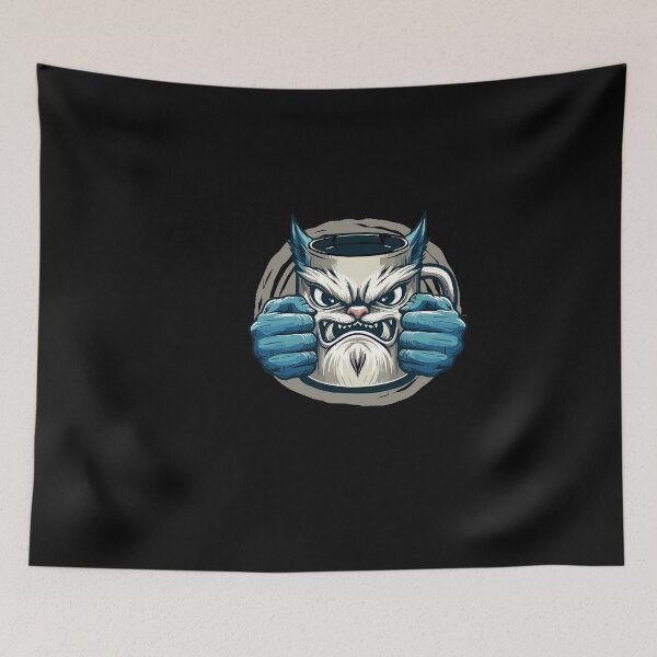 Item preview, A Cat With An Enraged Expression And A Horror Face In A Mug  designed and sold by werlinetrevor.