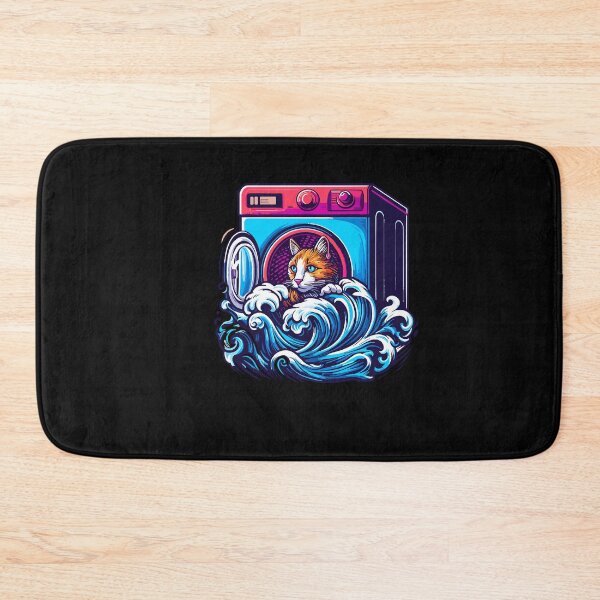 Item preview, Cat Peeking Out Of A Washing Machine designed and sold by werlinetrevor.