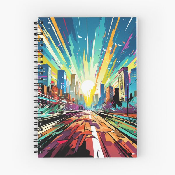 Item preview, Sunrise Surge - Dynamic Cityscape Art Print designed and sold by SmartDesignByBB.