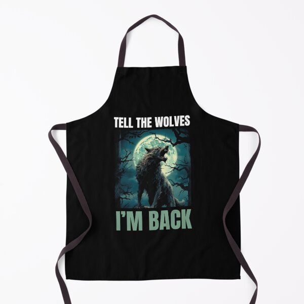 Item preview, Angry Wolf, Tell The Wolves i'm Back  designed and sold by Print Magic Gallery⭐⭐⭐⭐⭐.