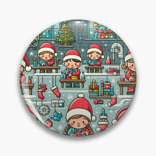 Item preview, The Christmas toy factory  designed and sold by fatbanana.