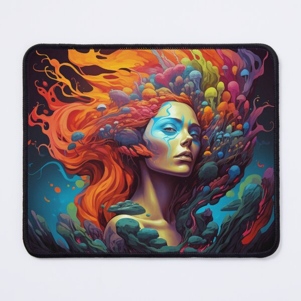Item preview, Psychedelic Reverie - Vivid Dream Art Print designed and sold by SmartDesignByBB.