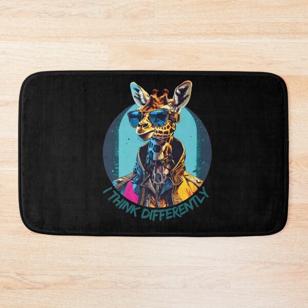 Item preview, Synthwave giraffe in sunglasses - I think differently designed and sold by HarridanCreates.