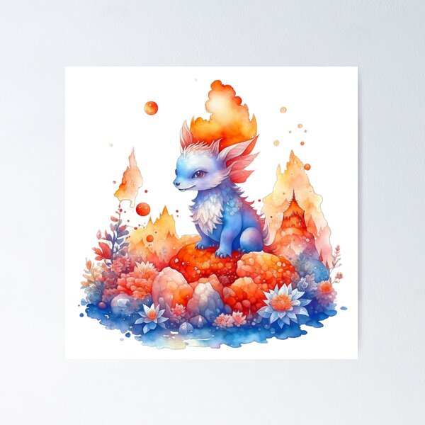 Item preview, Burning Frostfall Ember's Icy Waltz designed and sold by Daniel Dudgeon.