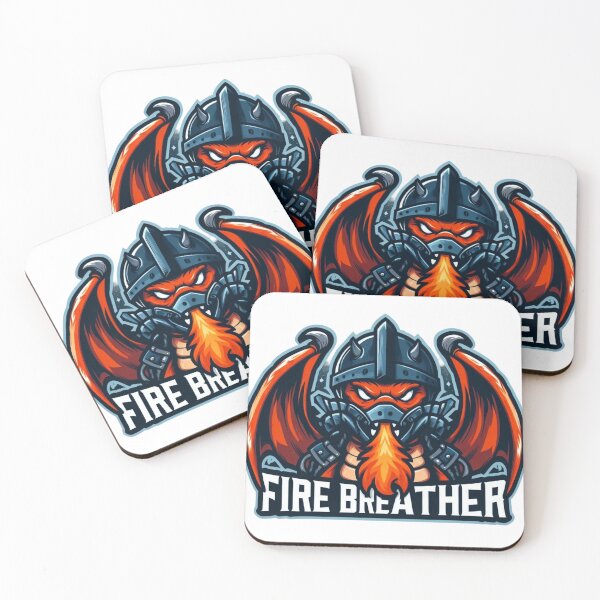 Item preview, "Fire Breather" Dragon Mascot designed and sold by KawaiHood.