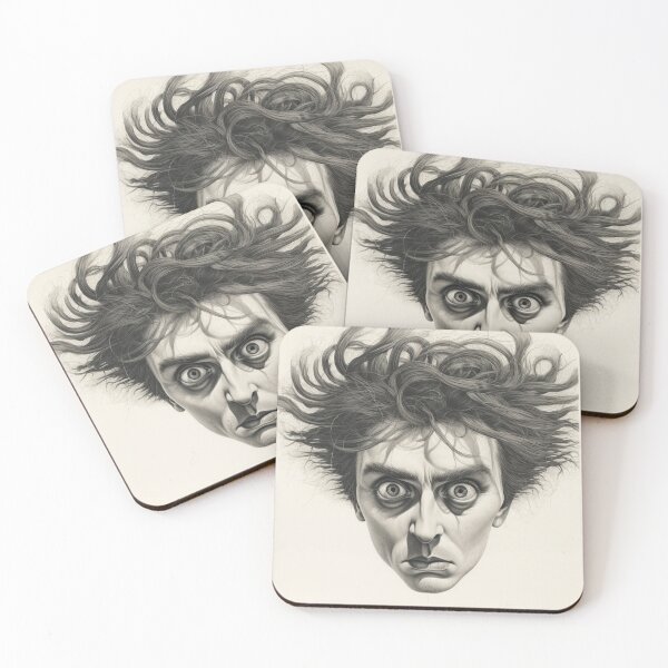 Item preview, Whimsical Genius - Eccentric Character Art Print designed and sold by SmartDesignByBB.