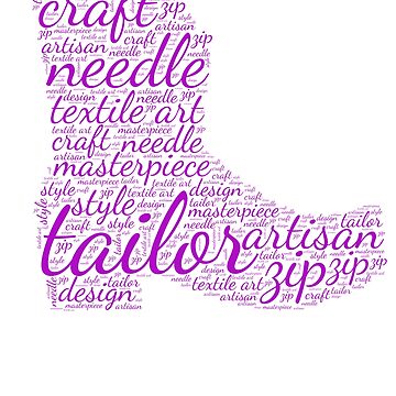 Artwork thumbnail, tailor art needle work quotes by Anna Sacha