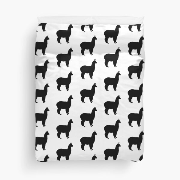 Item preview, alpaca llama silhouette black animal designed and sold by PineLemon.