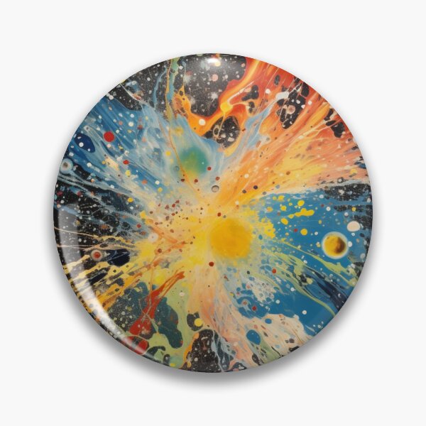 Item preview, Colorburst Galaxy - Abstract Cosmic Art Print designed and sold by SmartDesignByBB.