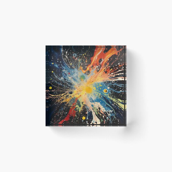 Item preview, Colorburst Galaxy - Abstract Cosmic Art Print designed and sold by SmartDesignByBB.