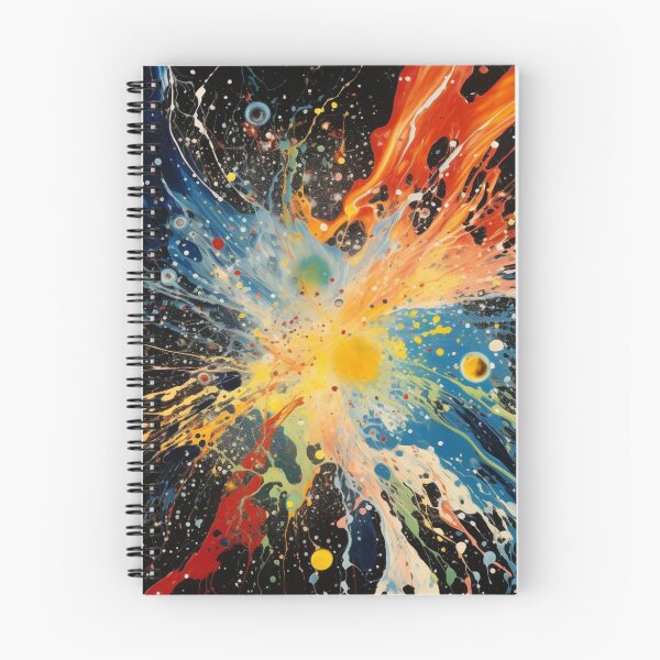 Item preview, Colorburst Galaxy - Abstract Cosmic Art Print designed and sold by SmartDesignByBB.