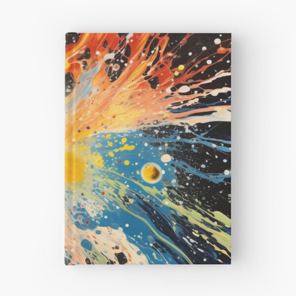Item preview, Colorburst Galaxy - Abstract Cosmic Art Print designed and sold by SmartDesignByBB.