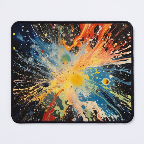 Item preview, Colorburst Galaxy - Abstract Cosmic Art Print designed and sold by SmartDesignByBB.