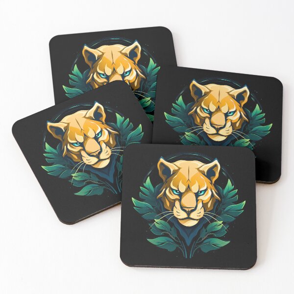 Item preview, Mountain Lion Logo, Cougar Wild Cat Animal Illustration  designed and sold by NBSStore.
