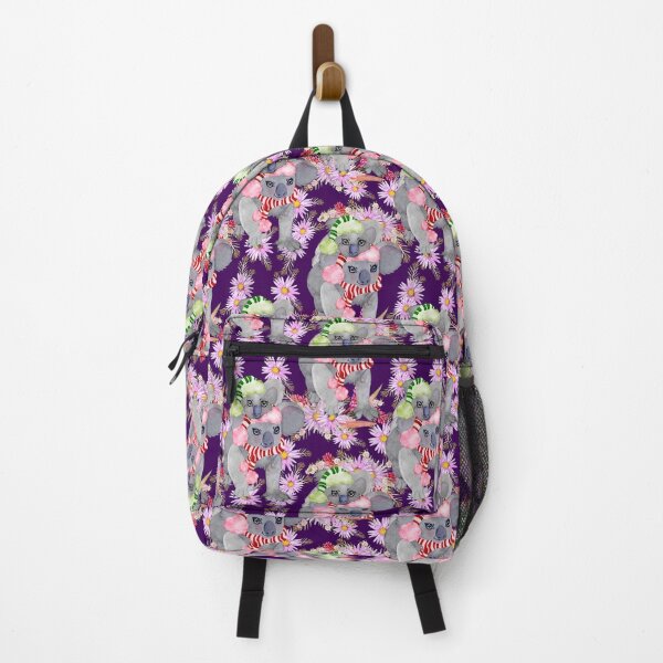 Item preview, Koala Family Botanical Christmas - Festive Purple designed and sold by Sketchbook Designs.