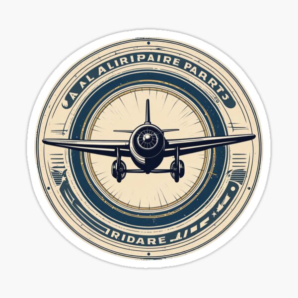 Item preview, Vintage Plane Logo designed and sold by Random Designs.