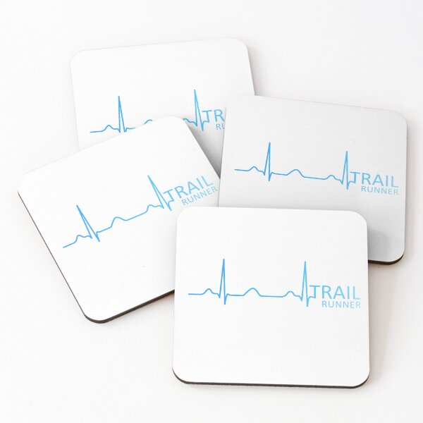 Item preview, Heartbeat Trail Runner - Blue designed and sold by NeilODonnell.