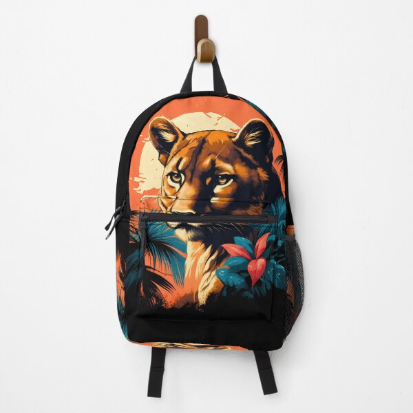 Item preview, Cougar In The Savanna Nature. Safari mountain lion illustration  designed and sold by NBSStore.