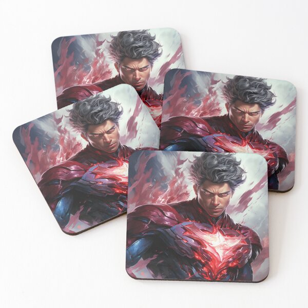 Item preview, Crimson Valor: Heroic Heart - Hero - Superhero designed and sold by SmartDesignByBB.