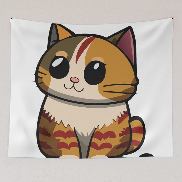 Item preview, orange cartoon cat designed and sold by omar-alsayed52.