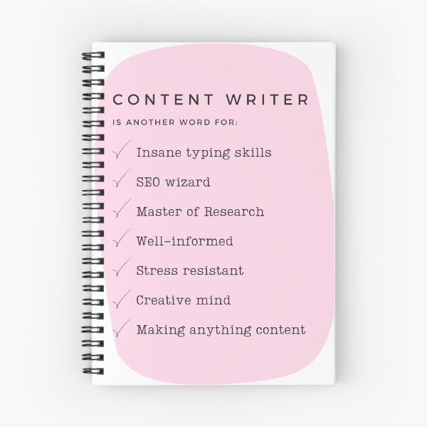 Item preview, Content writer skills designed and sold by CharlottaSofia.