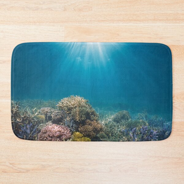 Item preview, Sunlight underwater on a coral reef in the Pacific ocean designed and sold by Seaphotoart.