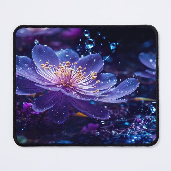 Item preview, Majestic purple flower with rain drops designed and sold by stevanovicigor.