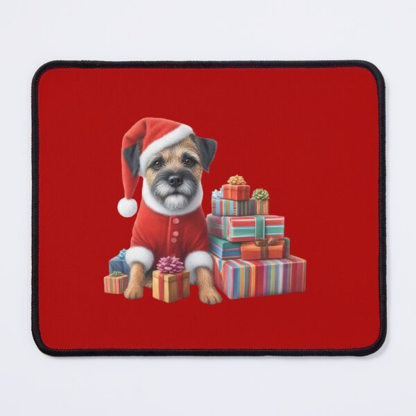 Item preview, Little Border Terrier with Christmas Presents designed and sold by Studio Pico.