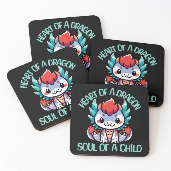 Item preview, Heart of a Dragon, Soul of a Child Fantasy Shirt designed and sold by RedDesignSyc.