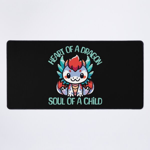 Item preview, Heart of a Dragon, Soul of a Child Fantasy Shirt designed and sold by RedDesignSyc.