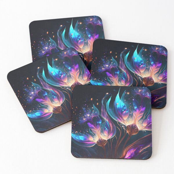 Item preview, Magical fantastic bioluminescent flowers designed and sold by stevanovicigor.