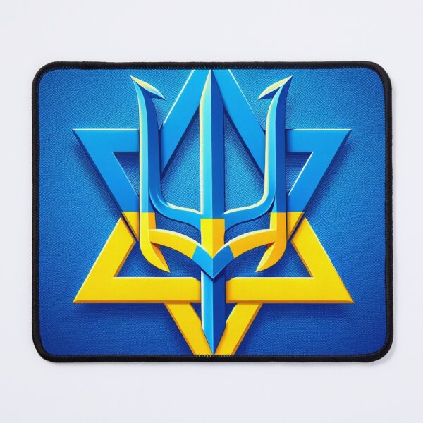 Item preview, Ukrainian Triden + Israeli Magen David designed and sold by Alexander Wingate.
