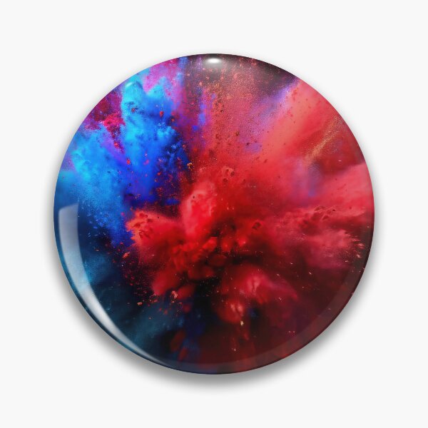 Item preview, Red and blue colored powder dust explosion designed and sold by stevanovicigor.