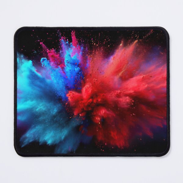 Item preview, Red and blue colored powder dust explosion designed and sold by stevanovicigor.