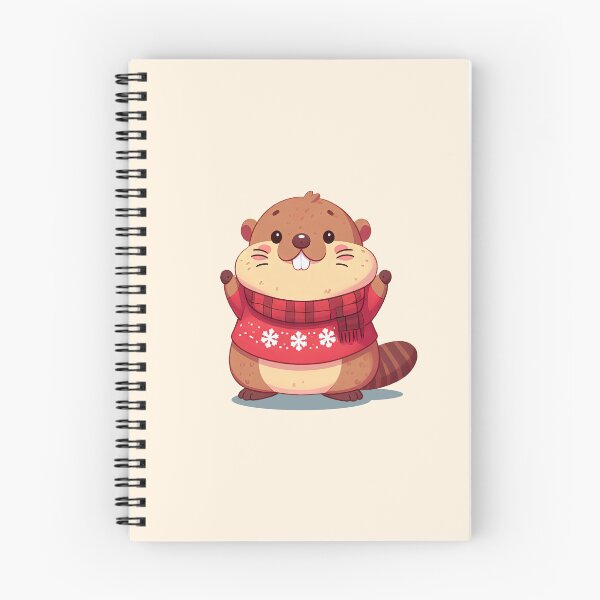 Item preview, Cute Christmas Marmot designed and sold by KAI-Studio.