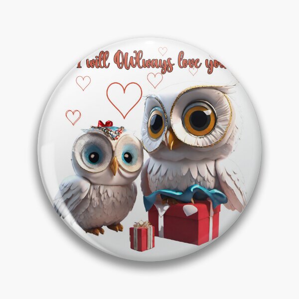 Item preview, I will Owlways love you Happy Owlidays designed and sold by BotunPeony.