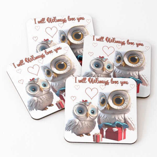 Item preview, I will Owlways love you Happy Owlidays designed and sold by BotunPeony.