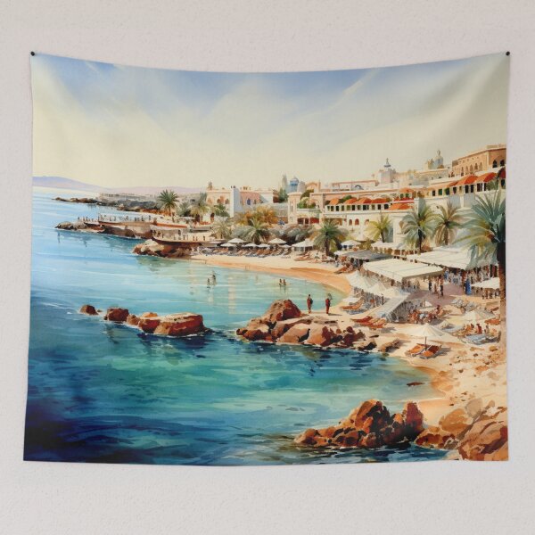 Item preview, Watercolor Design of Sharm el Sheikh - Egypt  designed and sold by Sketch-Shack.