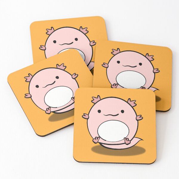 Item preview, Pixie the axolotl designed and sold by Michael Walker-Toye Illustrations.