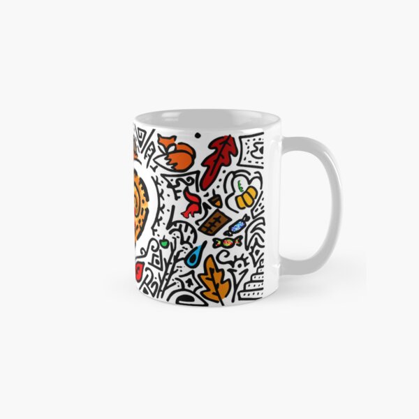 Otoño vibes, cozy and spooky season by MaobyArt Taza clásica