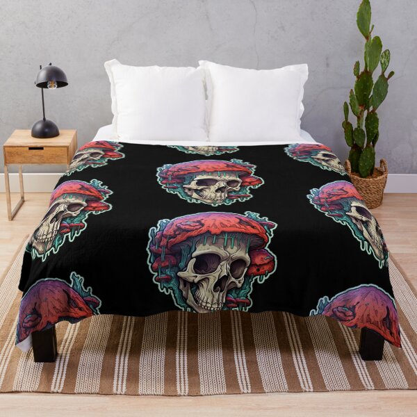 Item preview, Hallucinogenic Mushroom Skull designed and sold by Nightarcade.