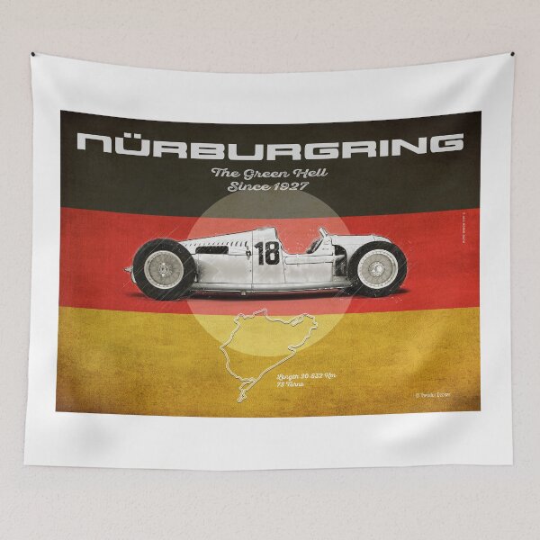 Item preview, Nürburgring Vintage AU landscape format designed and sold by Theodor Decker.