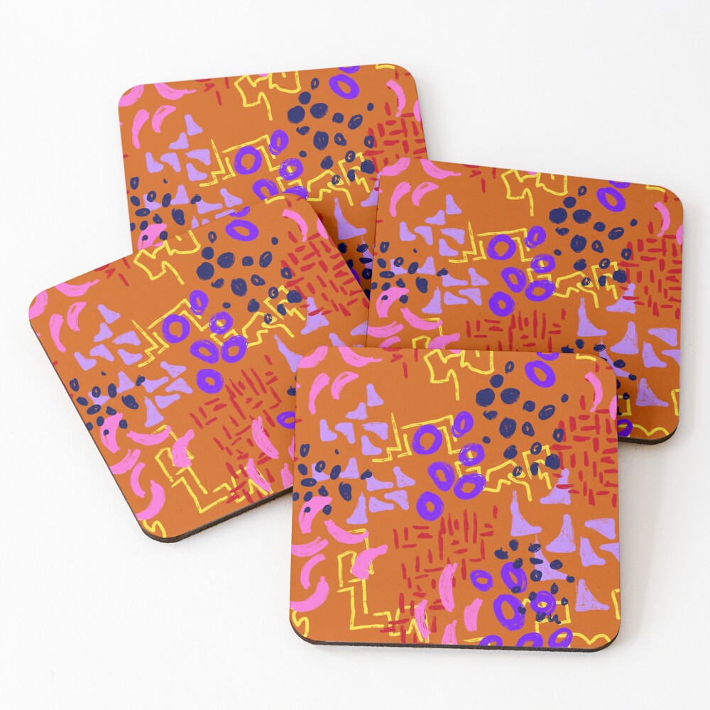 Item preview, Coasters (Set of 4) designed and sold by NoDStudio.