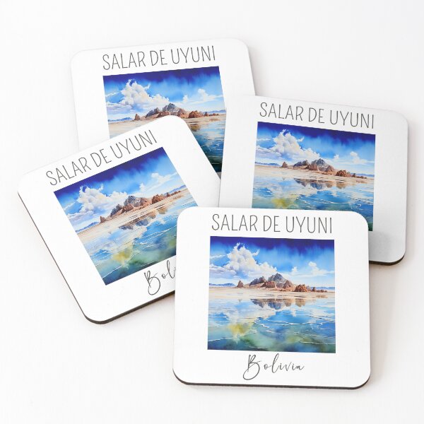 Item preview, Watercolor Design of the Salar de Uyuni - Bolivia designed and sold by Sketch-Shack.